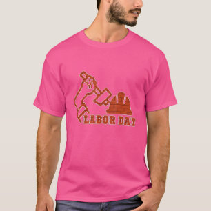 Plechtige Internationale Arbeidsdag Fijne Arbeidsd T-shirt