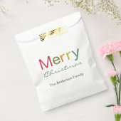 Plechtige kerstfeestdag bedankzakje (Gezegeld)