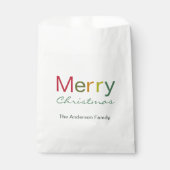 Plechtige kerstfeestdag bedankzakje (Voorkant)