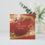 Plechtige kerstfeestdag kaart (Staand voorkant)