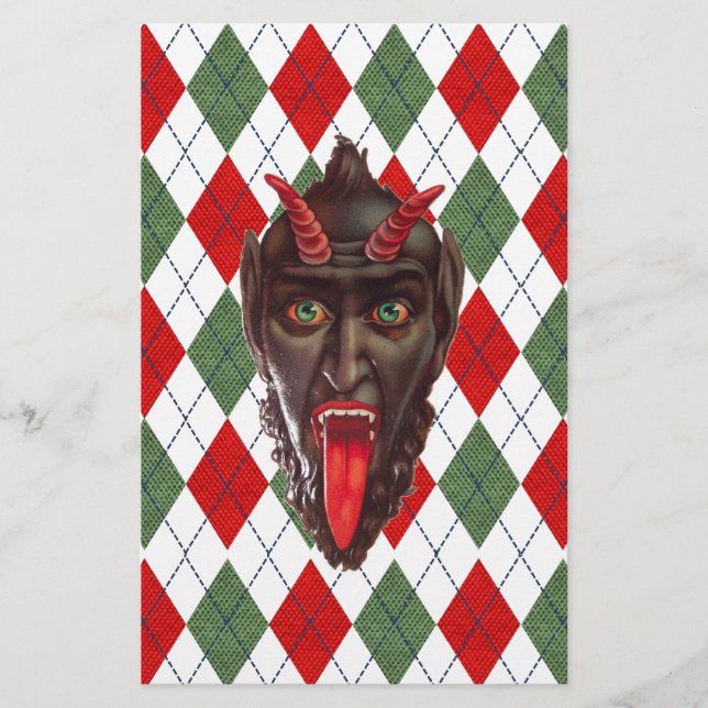 plechtige kerstman krampus (Voorkant)