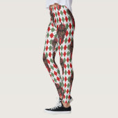 plechtige kerstman krampus leggings (Links)