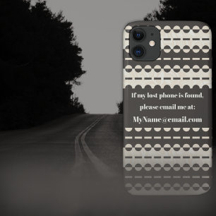 Plechtige opmerkingen in houtskool, roomijs en ivo Case-Mate iPhone case