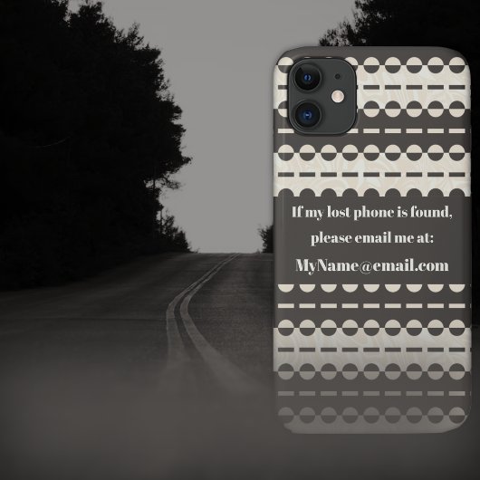 Plechtige opmerkingen in houtskool, roomijs en ivo Case-Mate iPhone case