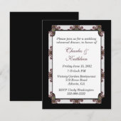 Plechtige repetitie voor weduwen kaart (Voorkant / Achterkant)