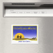 Plechtige stilte Briefkaart Magneet (Insitu (Vaatwasser))