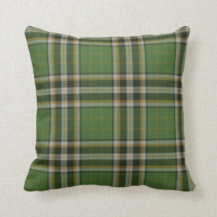 plechtige tartan-accentuerkuin met decoratieve kus kussen