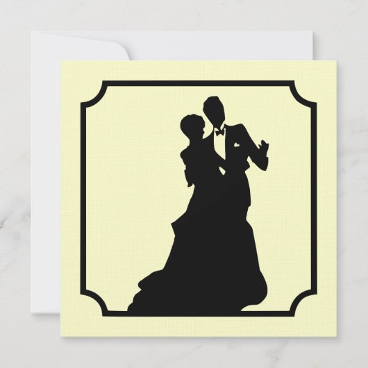 Plechtige uitnodiging voor het plein voor zwart St (Voorkant)