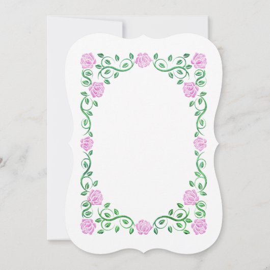 Plechtige uitnodiging voor jachtfeest (Achterkant)