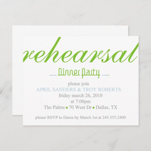 Plechtige vergadering kaart (Voorkant / Achterkant)