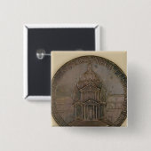 Plechtige vergadering Val-de-Grace Vierkante Button 5,1 Cm (Voorkant /achterkant)