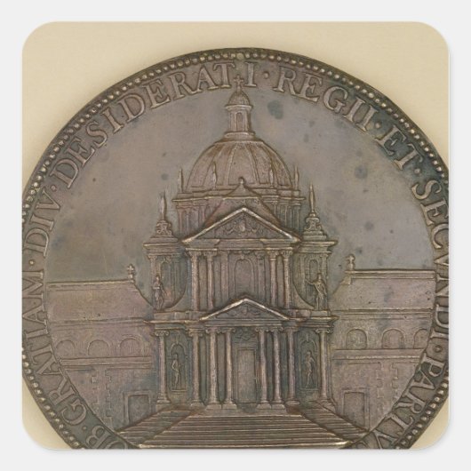Plechtige vergadering Val-de-Grace Vierkante Sticker (Voorkant)