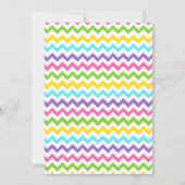 Plechtige verjaardag trampoline springt roze naar  kaart (Achterkant)