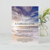 Plechtige viering van het leven kaart (Staand voorkant)