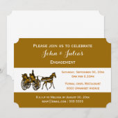 Plechtige viering van paardenvervoer kaart (Voorkant / Achterkant)