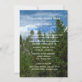 Plechtigheid van het afstuderen van geelsteen (opr kaart (Voorkant)