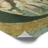 Plechtigheid voor huwelijk geschilderd op een cass poster (Hoek)