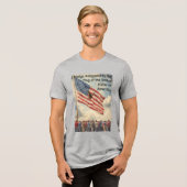 Pledge Allegiance Tri-Blend Shirt (Voorkant volledig)