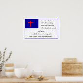 Pledge to the Christian Flag Poster (Keuken)