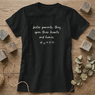 Pleegouders: Open Harten & Huizen Waardering T-shirt