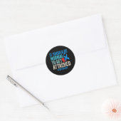 Pleegzorg Bewustzijn 1 Ronde Sticker (Envelop)