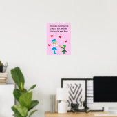 Pleegzorg in het roze: poster (Thuiskantoor)