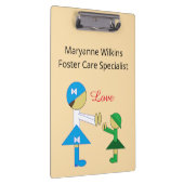 Pleegzorg:  klembord (Rechts)