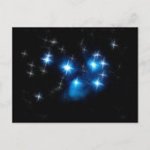 Pleiades Blue Star-cluster Briefkaart (Voorkant)