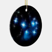 Pleiades Blue Star-cluster Keramisch Ornament (Rechts)