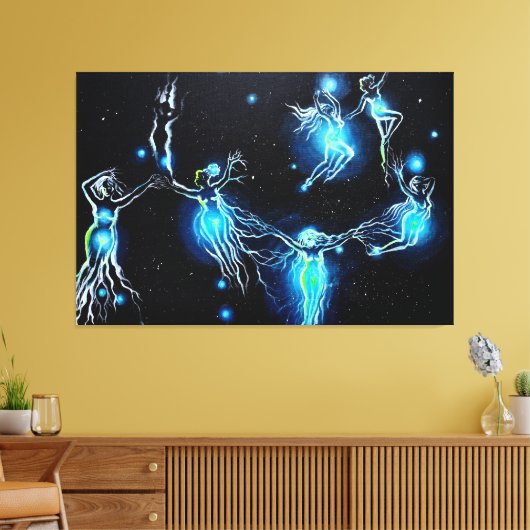 Pleiades Canvas Afdruk (Insitu (Woonkamer))