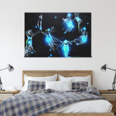 Pleiades Canvas Afdruk (Insitu (Slaapkamer))