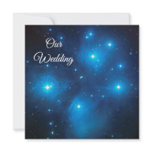 Pleiades in Blue Cosmic Wedding