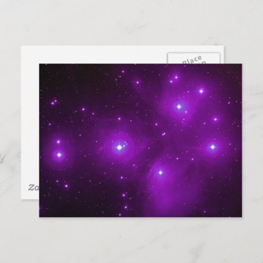 Pleiades in het Paarse Briefkaart (Voorkant / Achterkant)