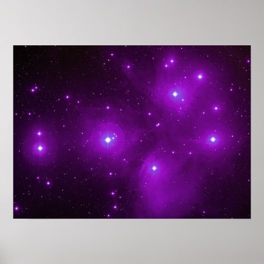 Pleiades in het Paarse Poster (Voorkant)