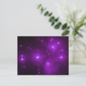 Pleiades in Paarse Postkaart (Staand voorkant)