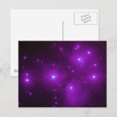Pleiades in Paarse Postkaart (Voorkant / Achterkant)