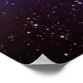Pleiades Open Star Cluster Seven Sisters op Taurus Poster (Hoek)