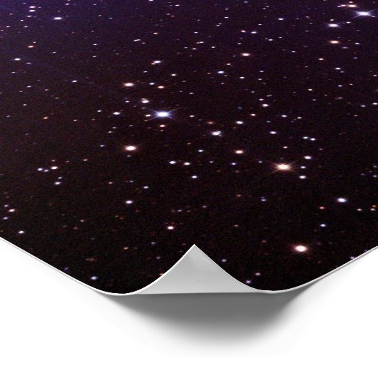 Pleiades Open Star Cluster Seven Sisters op Taurus Poster (Hoek)