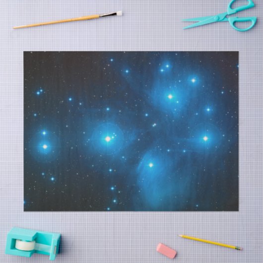 Pleiades Open Star-cluster Tissuepapier (Craft)
