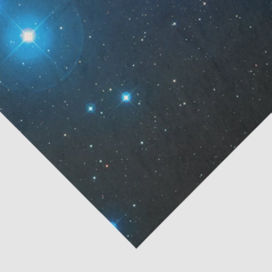 Pleiades Open Star-cluster Tissuepapier (Detail)