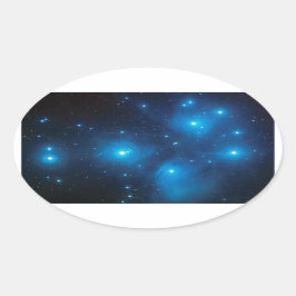 Pleiades ovale Sticker
