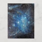 Pleiades Space Art Constellation Schilderen Afdruk Briefkaart (Voorkant)