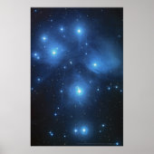 Pleiades Star Cluster 18x12 (16x11) Poster (Voorkant)