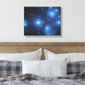 Pleiades Star-cluster Canvas Afdruk (Insitu (Slaapkamer))