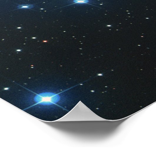 Pleiades Star-cluster Poster (Hoek)
