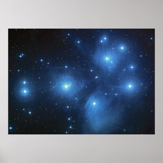 Pleiades Star-cluster Poster (Voorkant)