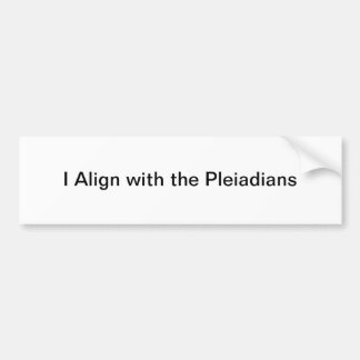 pleiadian bumpersticker