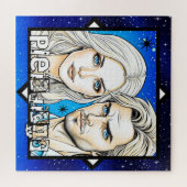 Pleiadians Extra Terrestrials Race met Sterren Legpuzzel (Horizontaal)