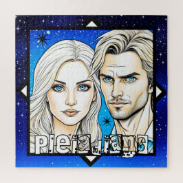 Pleiadians Extra Terrestrials Race met Sterren Legpuzzel
