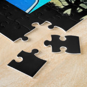 Pleiadische Alien Race met Sterren en UFO's Legpuzzel (Zijkant)